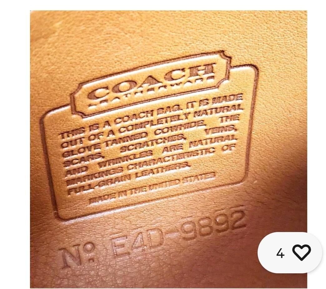 VTG Coach Chrystie Crossbody B4D 9892