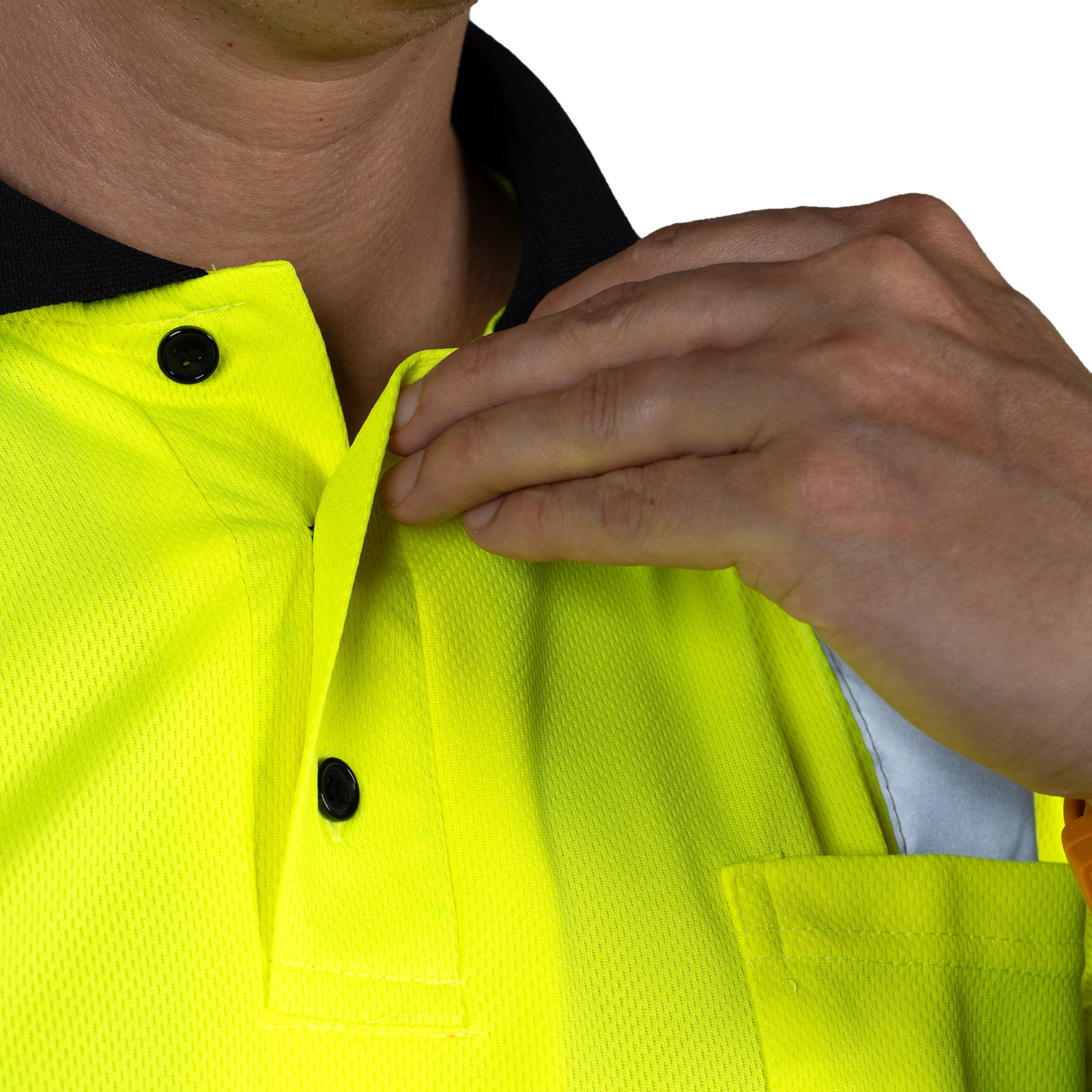 NEW ANSI/ISEA Class 3 type R Safety Reflective Quick-Dry Polo Shirts JORESTECH
