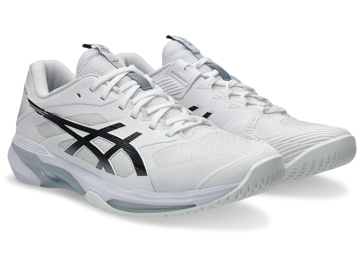 ASICS SOLUTION SPEED FF 4 AC 1041A532 100 White Black Tennis Shoes