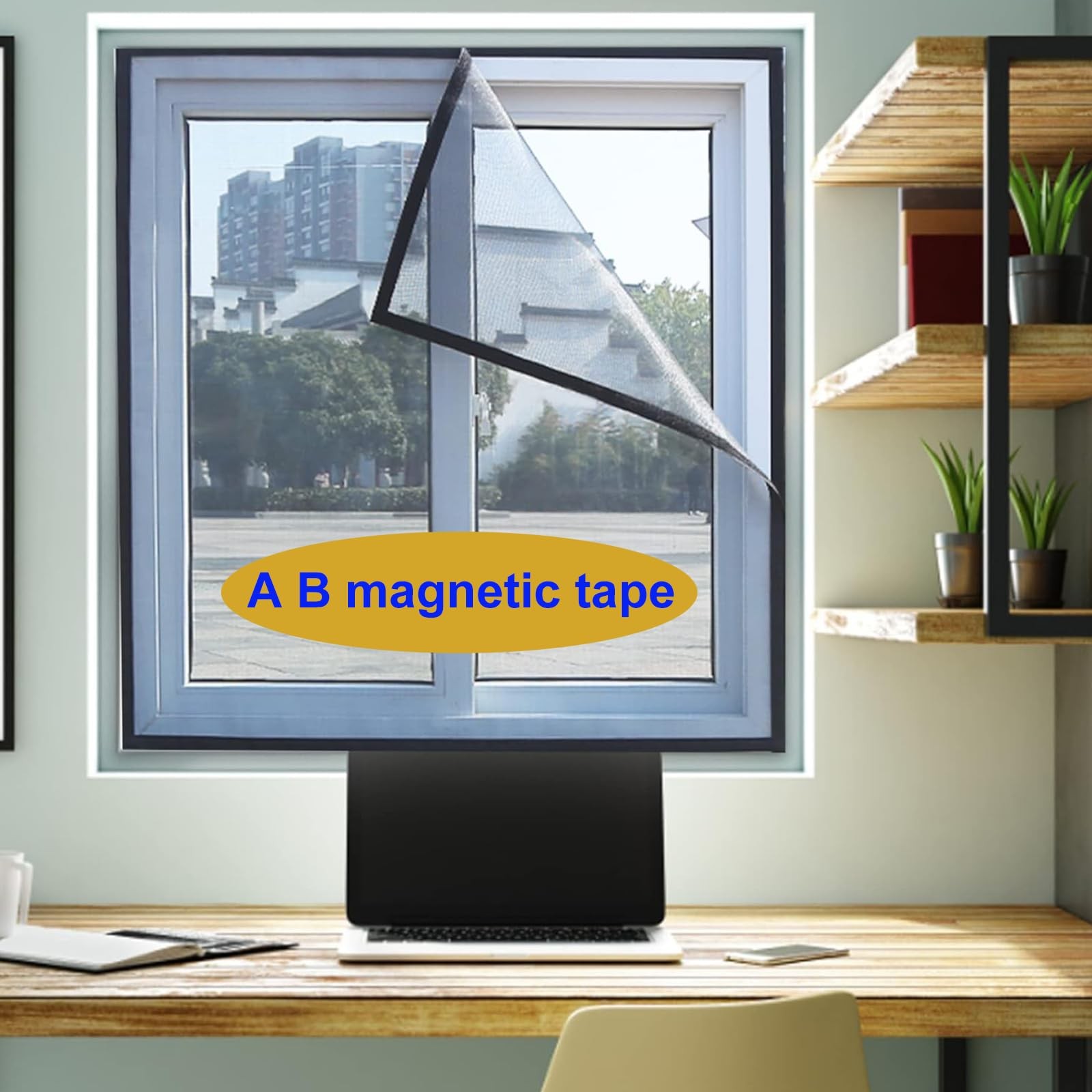 2 Rolls a+b Magnetic Tapes, Flexible Magnet Strips with Adhesive Backing, 10 Fee