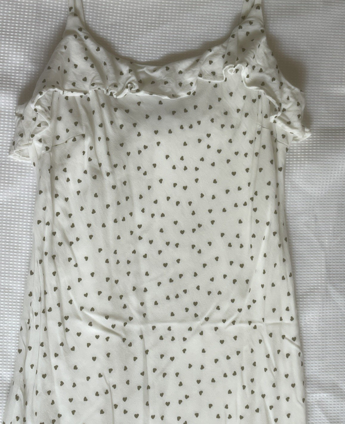 American Eagle Outfitter Maxi Women’s Dress White/Black Polka Dot Size Small