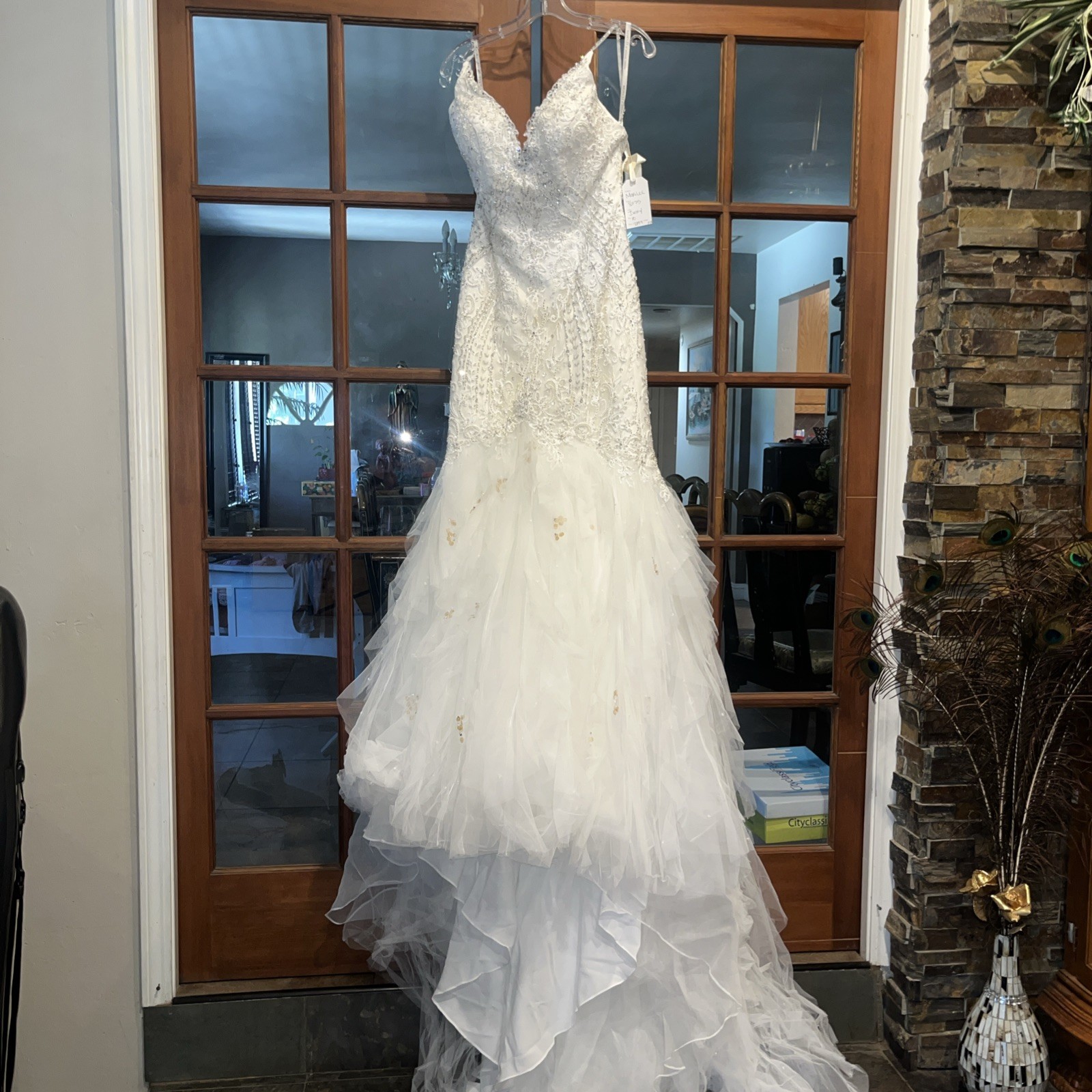 Mori Lee Wedding Dress With Train (Ivory) Size 10 Style 8275 New With Tags