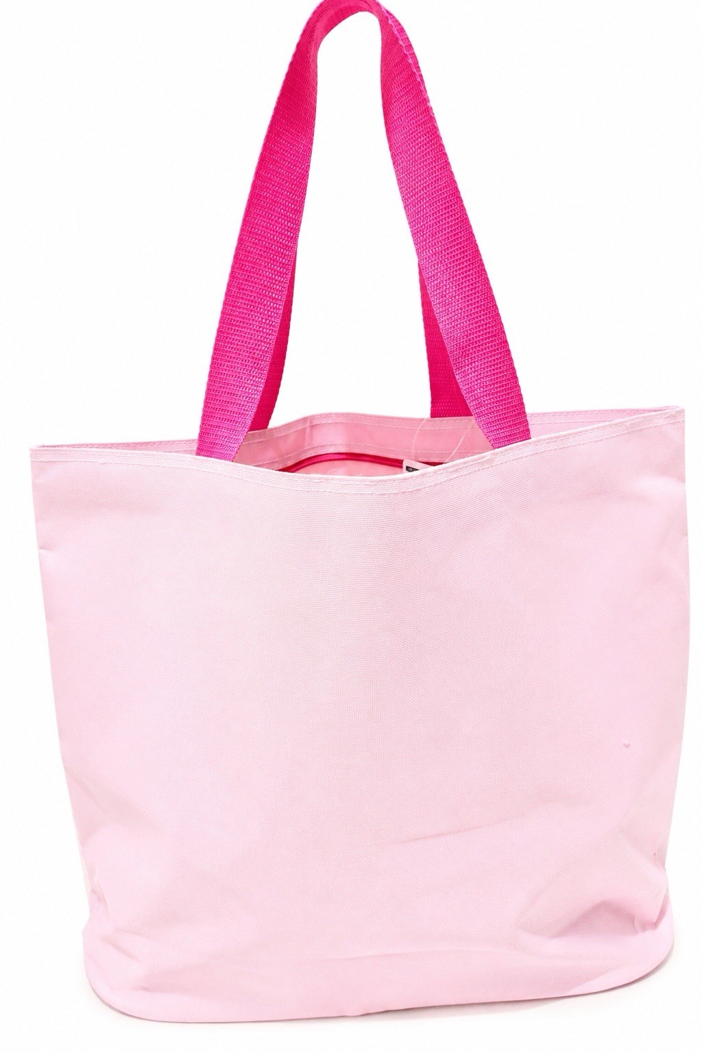 Hello Kitty Big Tote Bag Pink PVC Zipper Japan Limited Large Beach Travel Sanrio