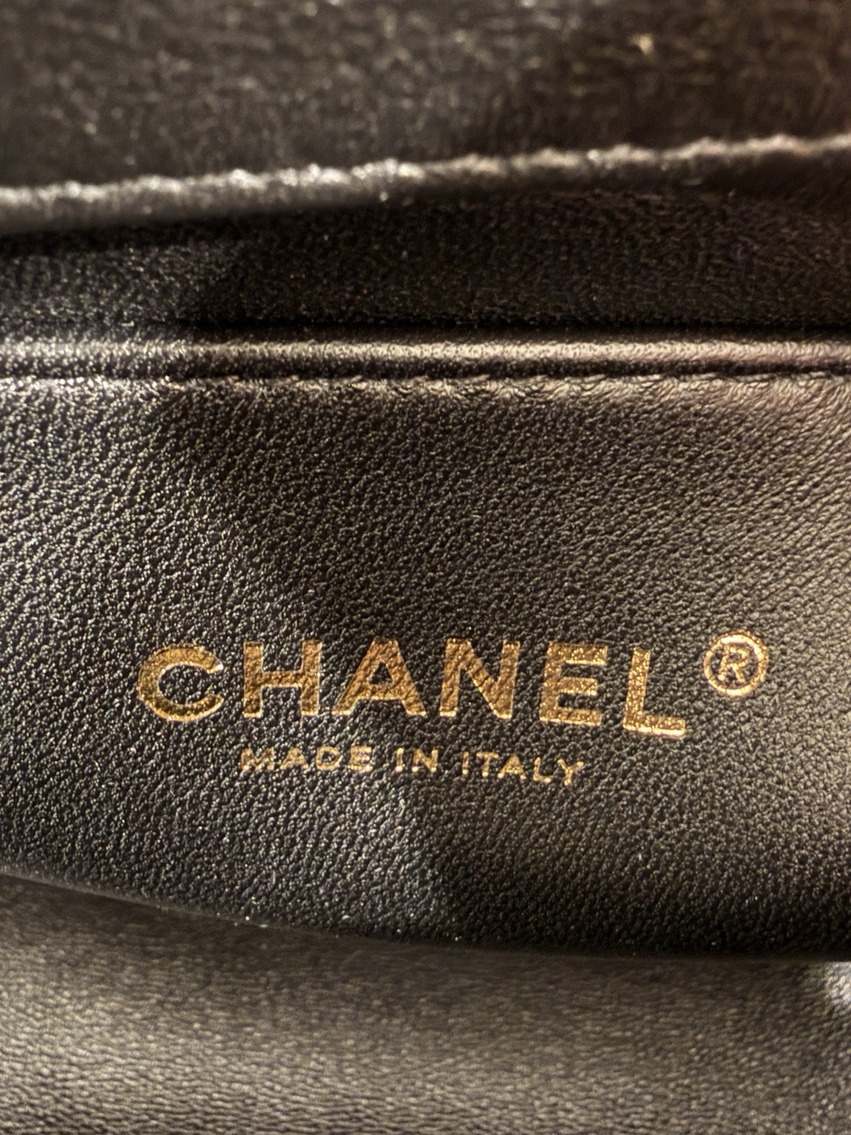 Exceptional CHANEL Boy Gold Hardware Quilted Shoulder Bag Medium Black Leather
