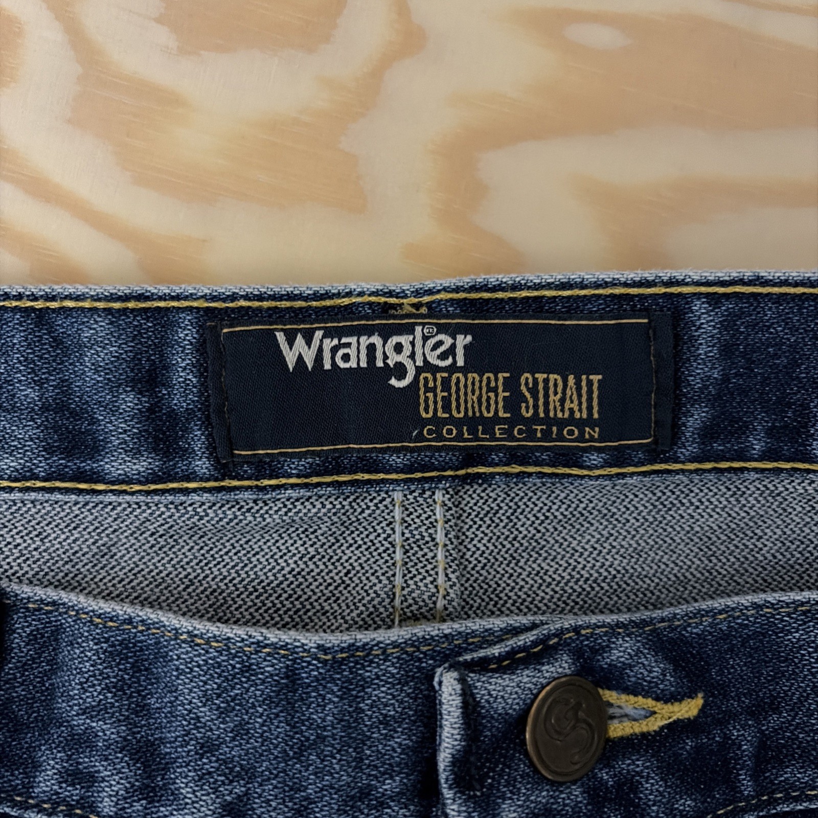 Wrangler George Strait Collection Jeans Men’s 38×34 Western 10936GSHD Dark Wash