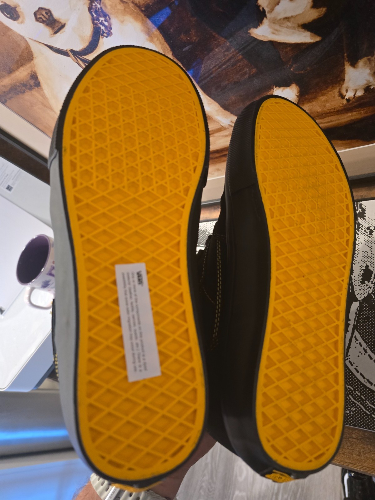 Vans Skate Half Cab Black Mustard VN0A5FCDBLN Men’s Size 12 US Shoes NEW SKATE