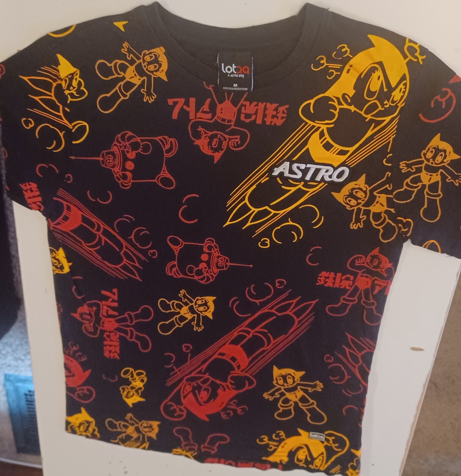 Lot 29 x Astro Boy Graphic All Over Print Manga Anime Medium Tee Shirt
