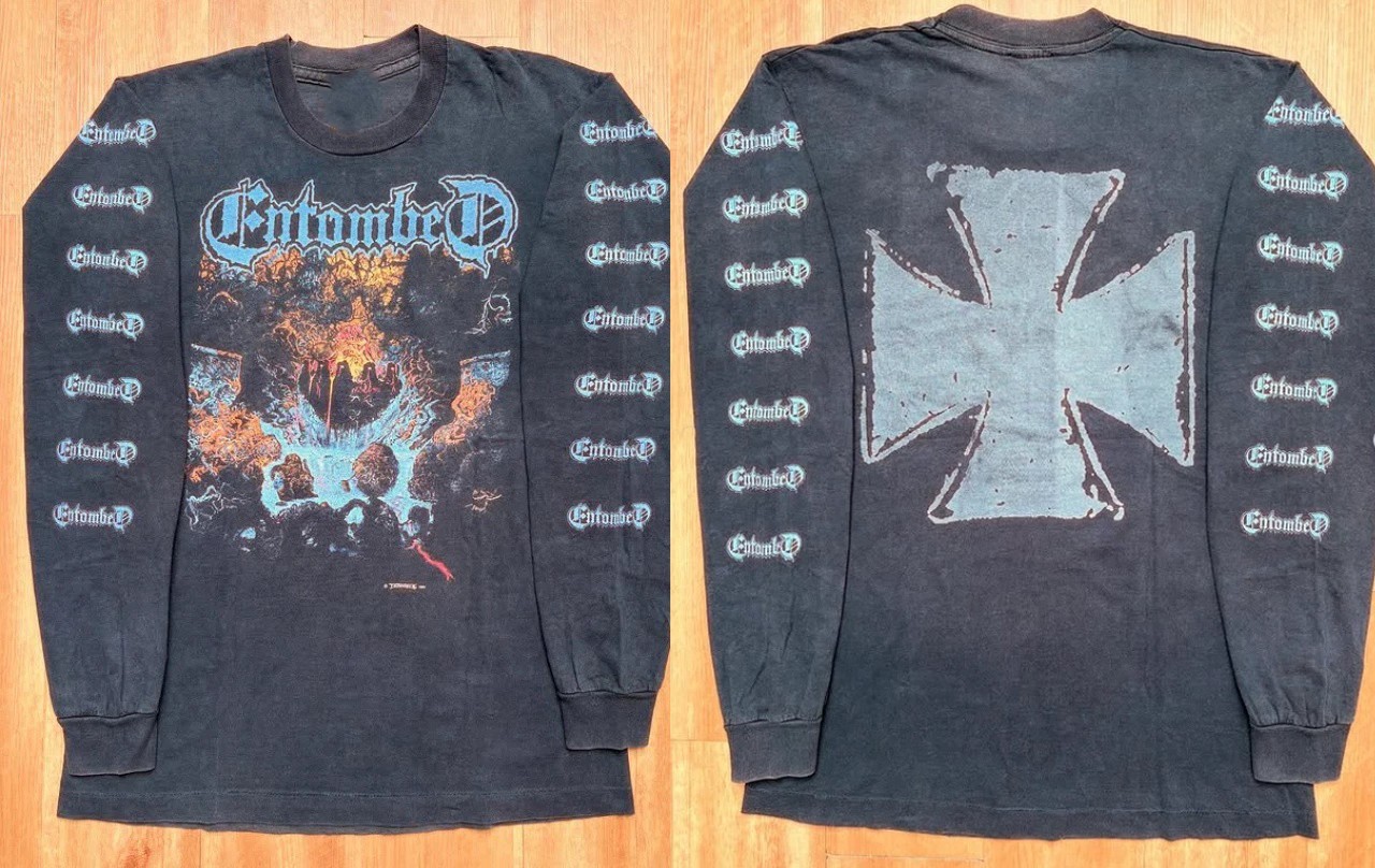 1991 Entombed • Clandestine Vintage Long Sleeves Shirt Reprint TU648