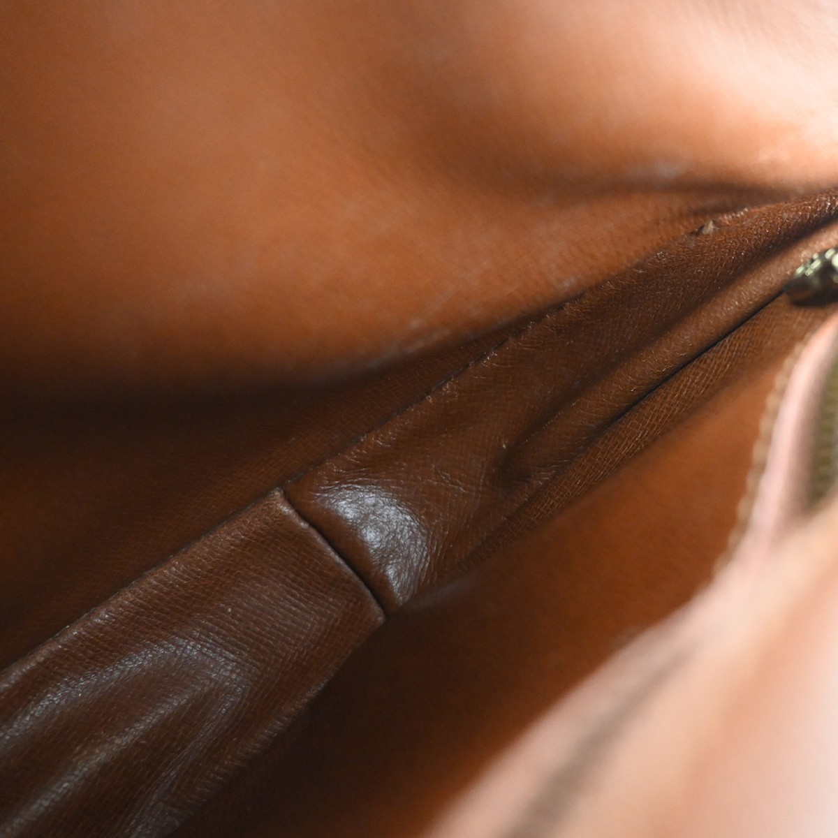 LOUIS VUITTON Chantilly PM Shoulder Bag Monogram Leather Brown M51234 80KD409
