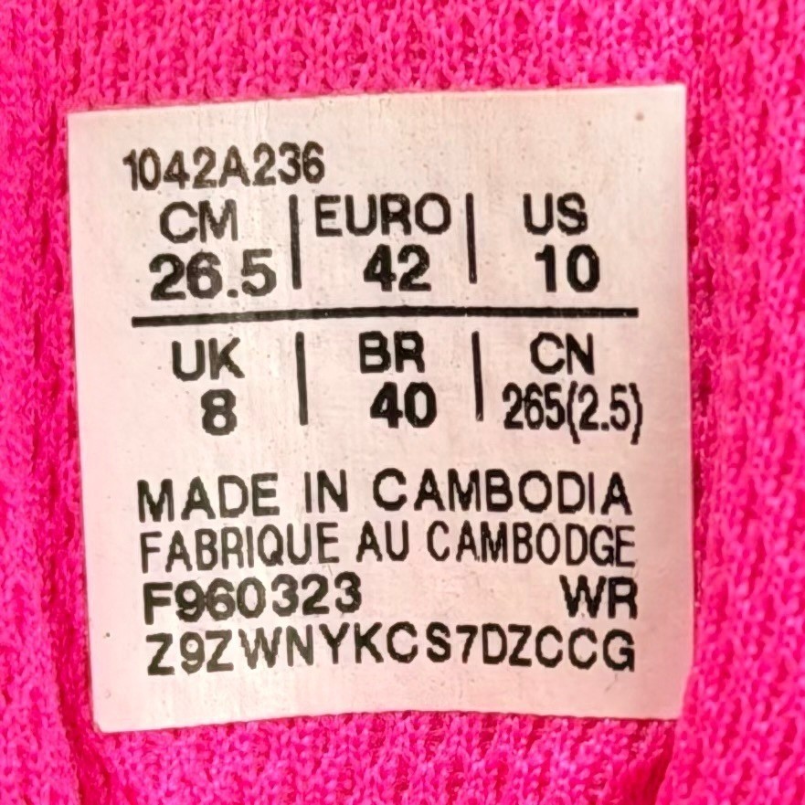ASICS Gel Dedicate 8 Pickleball Sneakers Women 10 White Pink Athletic Shoes