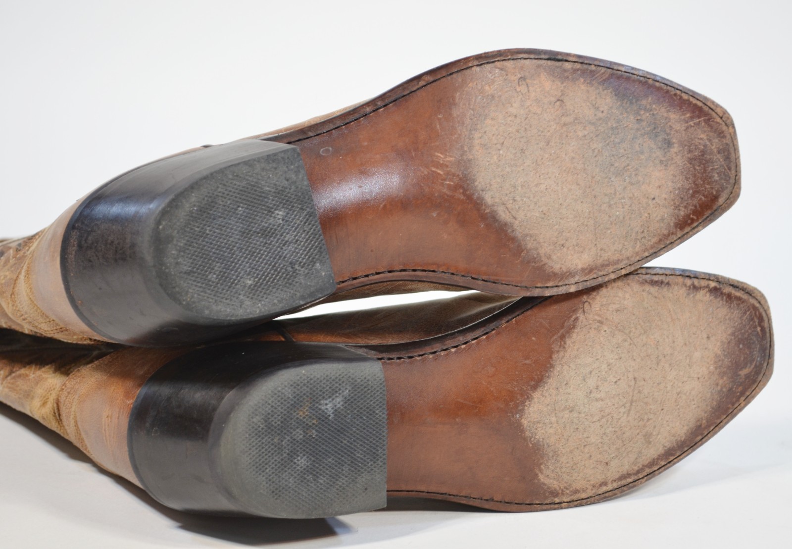 Lucchese Cassidy M4999 Women Western Boots Mad Dog Leather Snip Toe 8.5 B