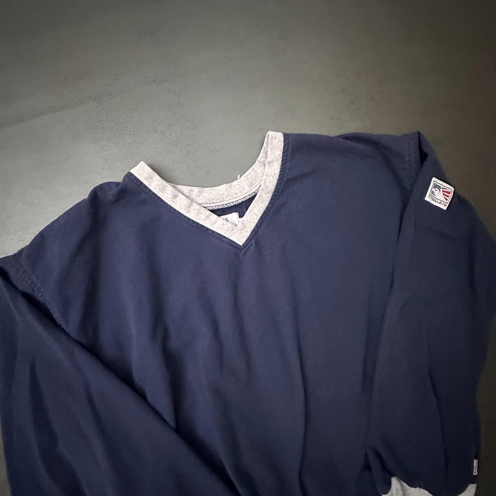 Tyndale FR Sweatshirt Mens 3XL Blue Sweater Pullover Pockets Arc 9.1 Workwear