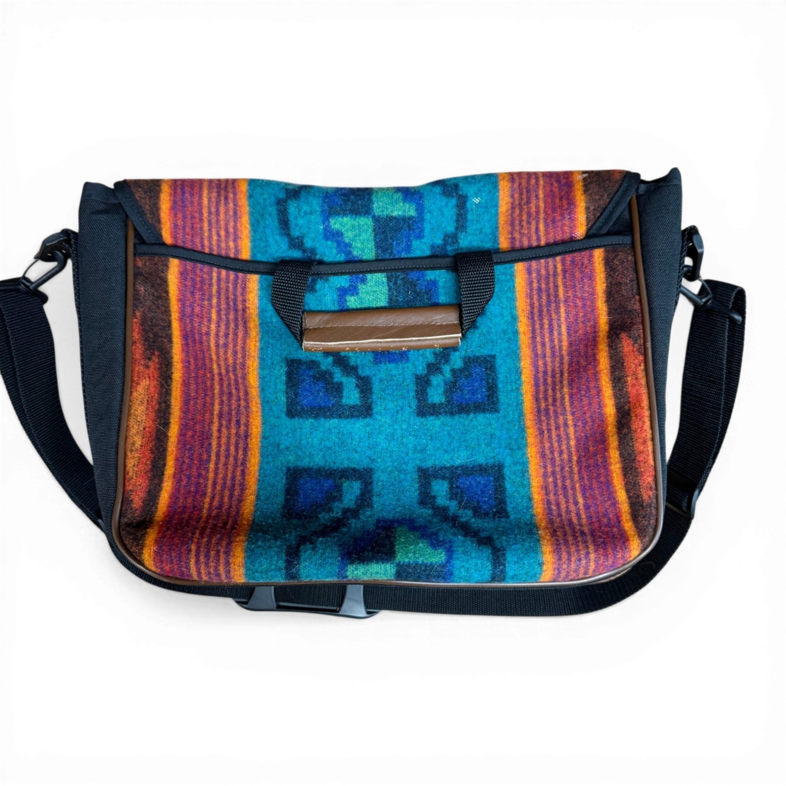 Pendleton Wool Messenger Bag, Portfolio Case, Tartan Travel Clock Lot USA