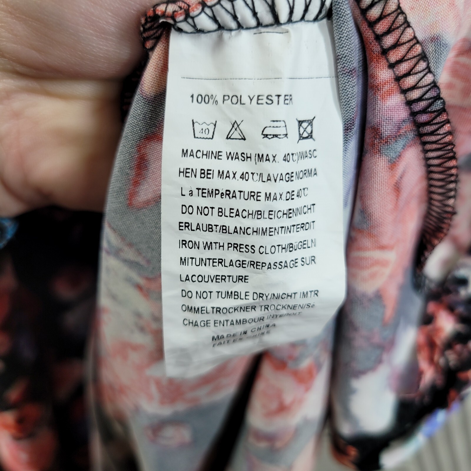 Meaveor Party Dress size Large Stretch Slinky Rose Cottagecore Light weight