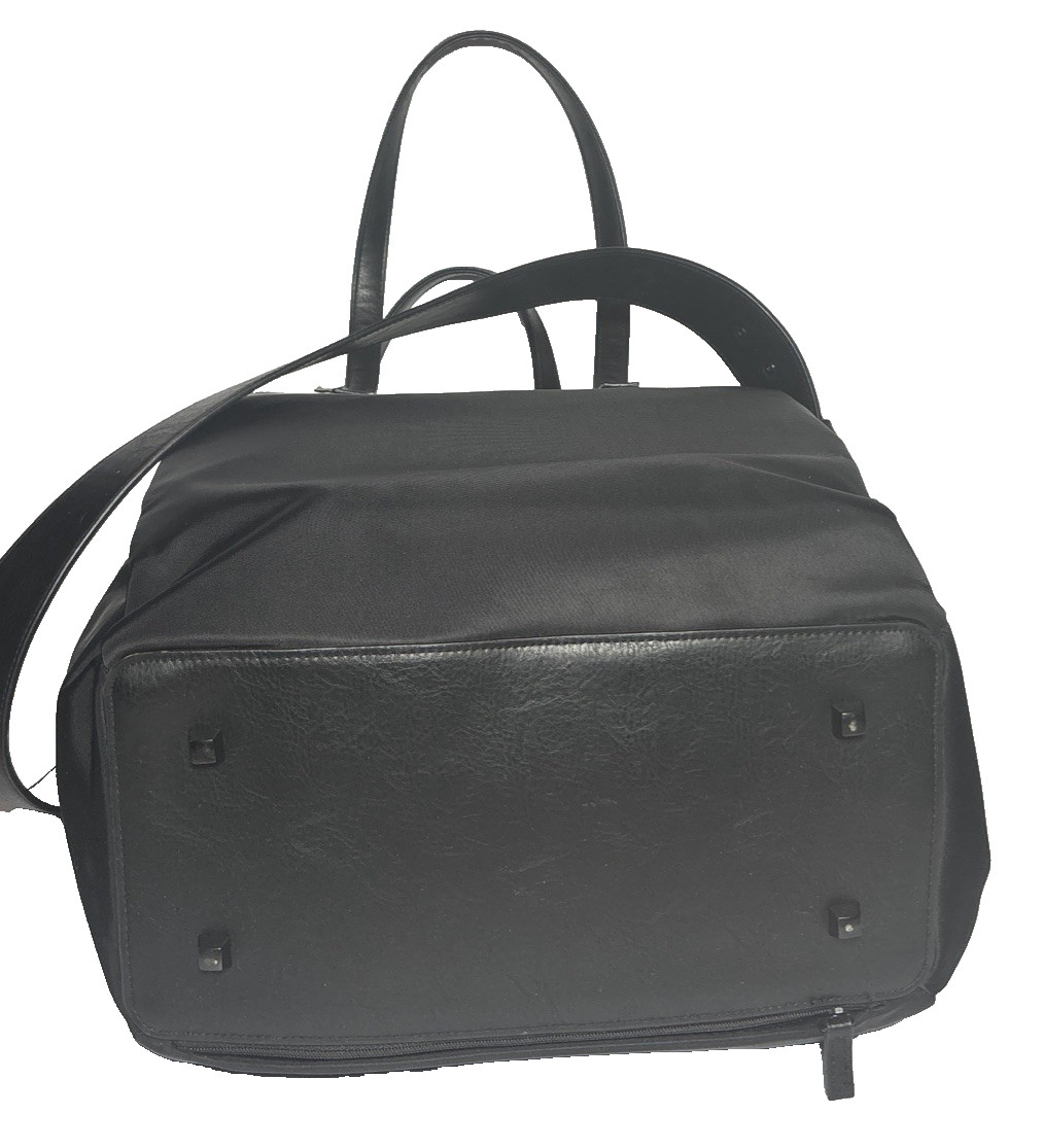 Beis Commuter Tote Black, Removable Shoulder Strap And Accessory Pouches