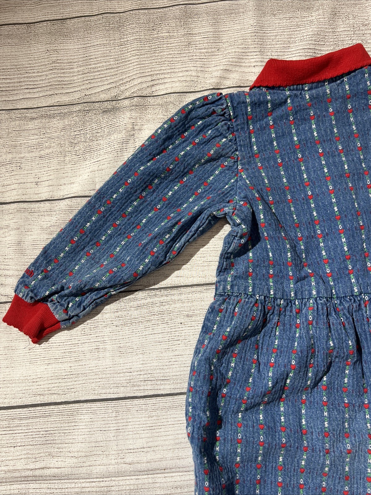 RARE OshKosh B’Gosh Vintage 90s Denim Jumper Romper Size 4T Girl’s Jumpsuit