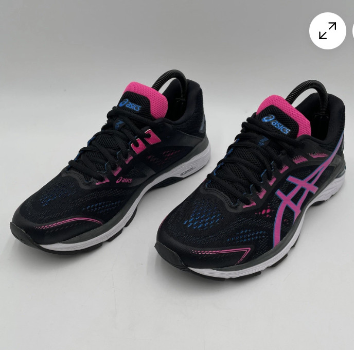 Asics GT 2000 7 Womens Size 9.5 Running Shoes Sneakers 1012A554 Black Pink