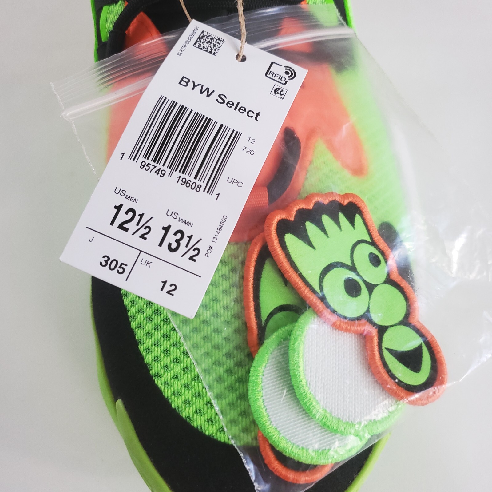Adidas BYW Select Solar Green Orange Basketball Shoe IG4948 US Mens Size 12.5