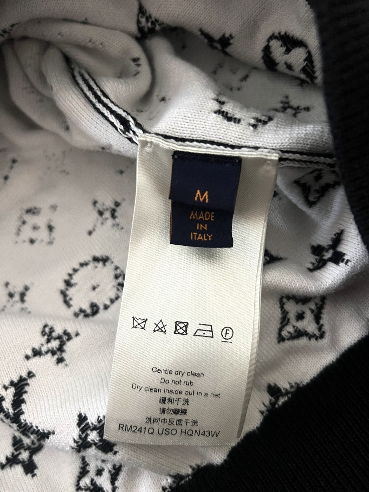 Authentic Louis Vuitton Gradient Cotton Hoodie Monogram RM241Q USO HQN43W Mens M