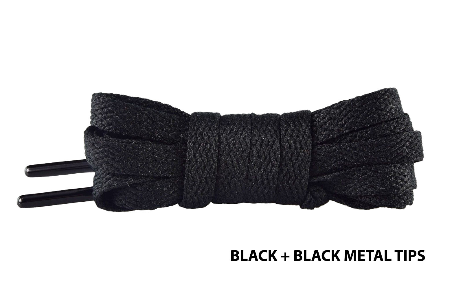 FLAT SHOELACES WITH METAL AGLETS LACE TIPS LACES FOR ALL SHOES