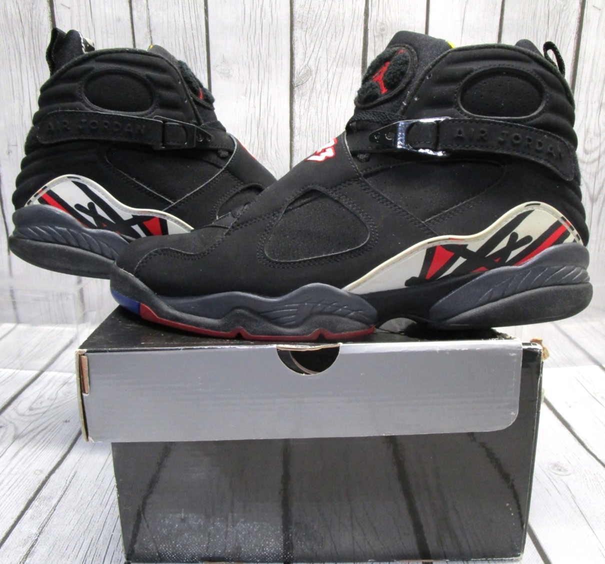 Size 12 – Air Jordan 8 Retro 2013 Playoff Sneakers 305381-061 in Box