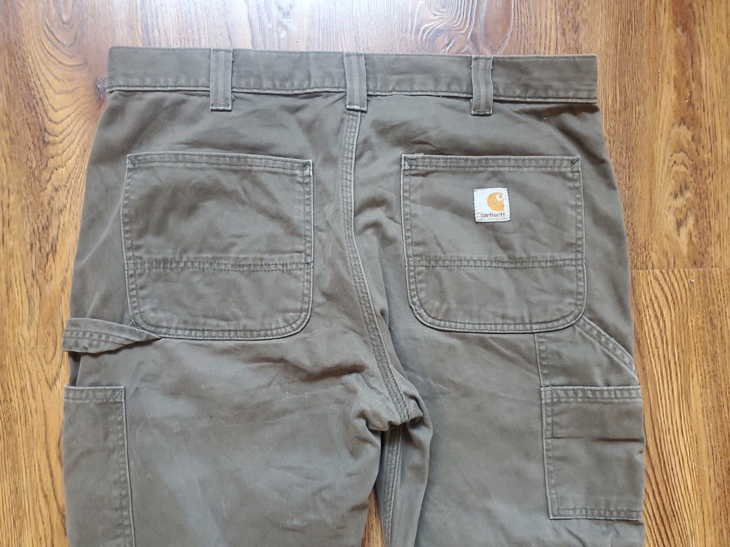 Carhartt B324 DFE Relaxed Fit Utility Work Pants Mens 34×30 Dark Olive