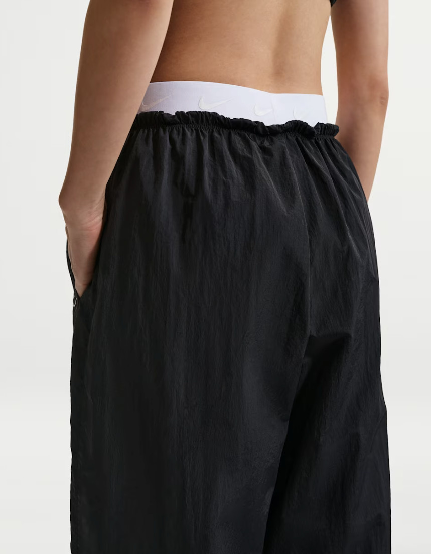 Nike Sportswear Parachute Pants Women Lifestyle Casual Pant AsiaFit IR7573-010