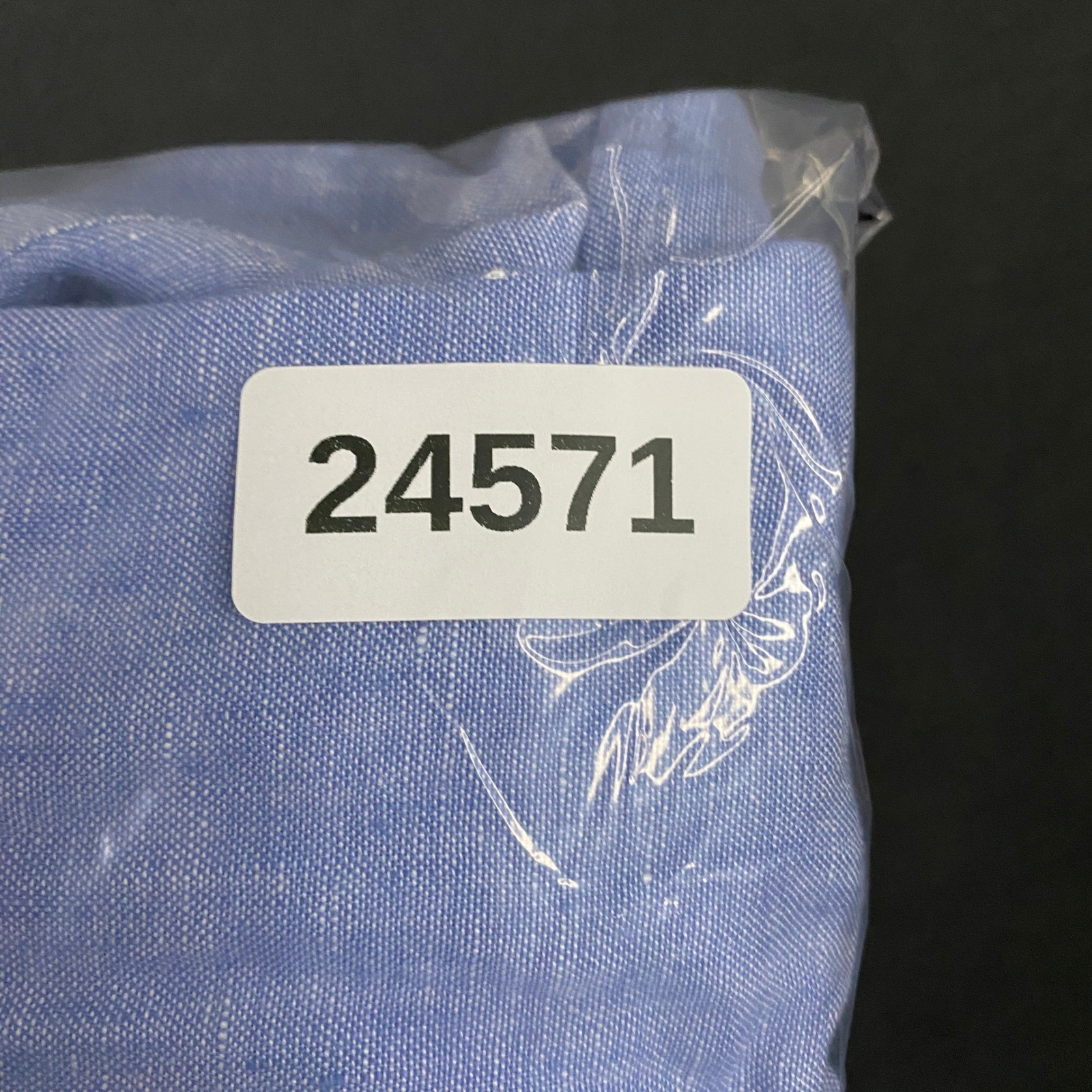 J.CREW Baird McNutt Irish Linen Shirt Mens Large Slim Fit Light Blue Button Up
