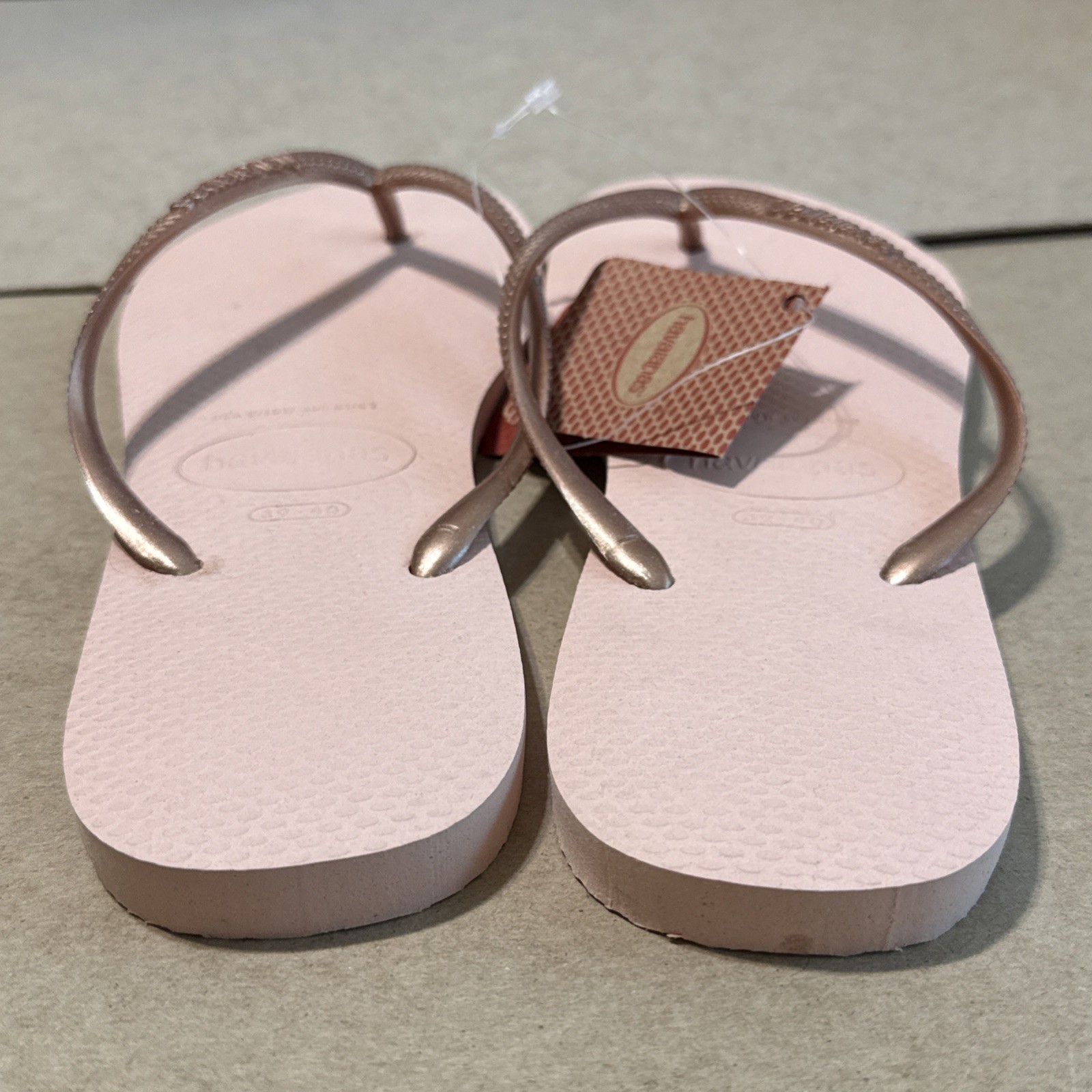 Havaianas Slim Rose Pink Flip Flops EU 396/40 – New