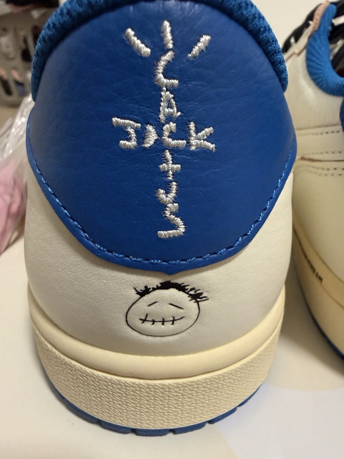 Jordan 1 Low OG SP Fragment x Travis Scott Sail Military Blue – Men’s Size 12 ✅