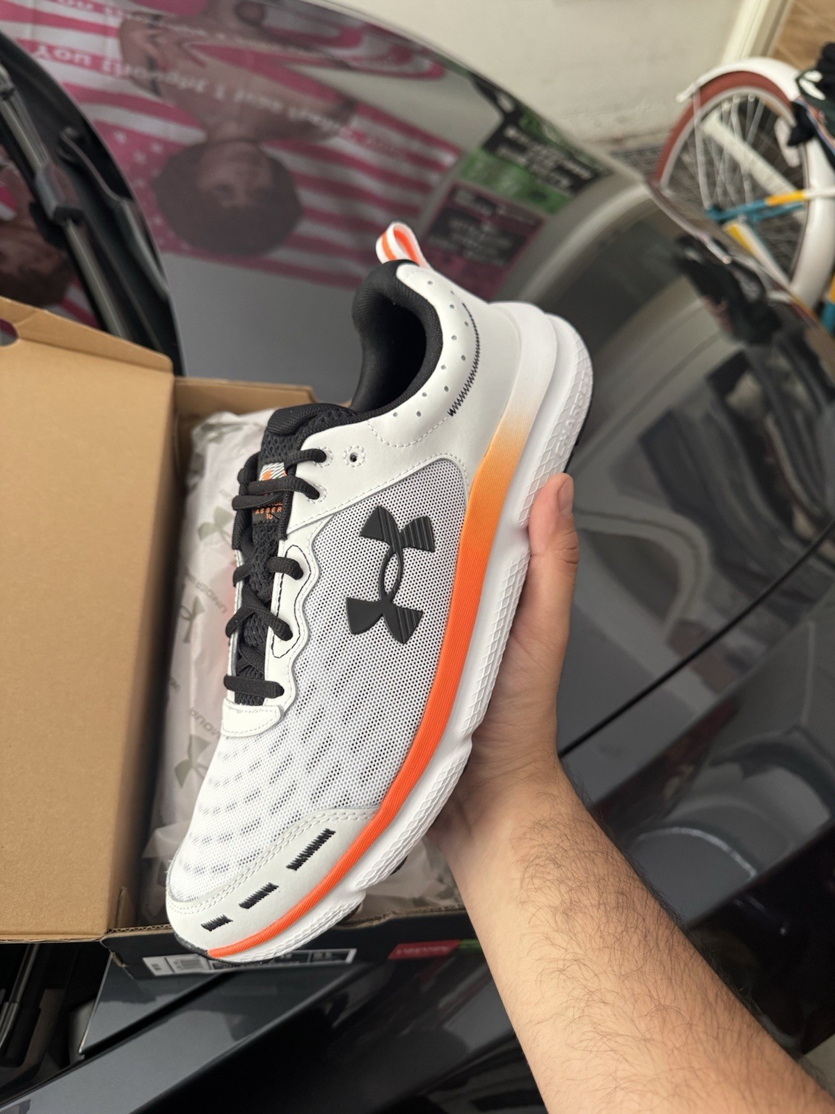 Under Armour Charged Assert 10 Men’s Low Top Lace Up Mesh Sneakers 3026175-101