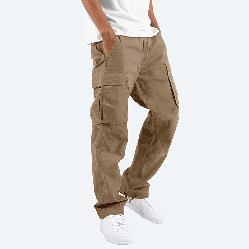 Men’s Trousers Work trouser knee pad pocket Black Grey Khaki Heavy duty