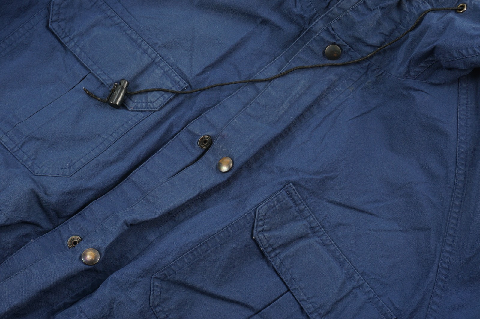 Vintage Cabela’s Gore-Tex Men’s Large Blue Woven Waterproof Hooded Parka Jacket
