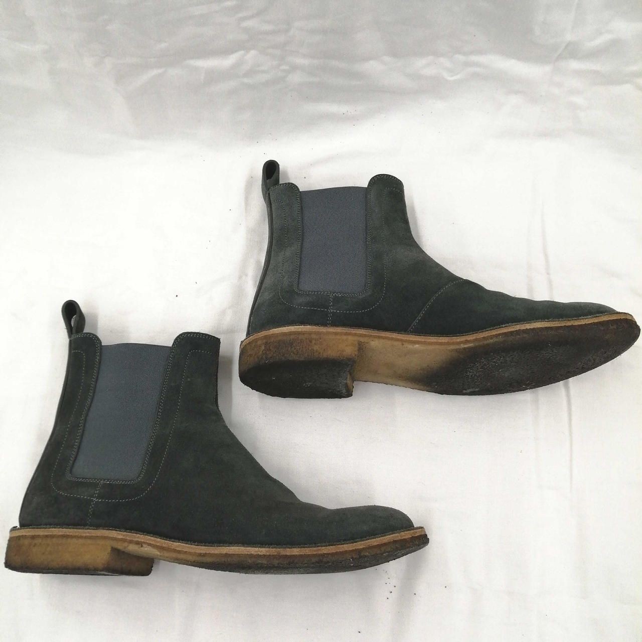 BOTTEGA VENETA SUEDE BOOTS Unknown.Gray Used
