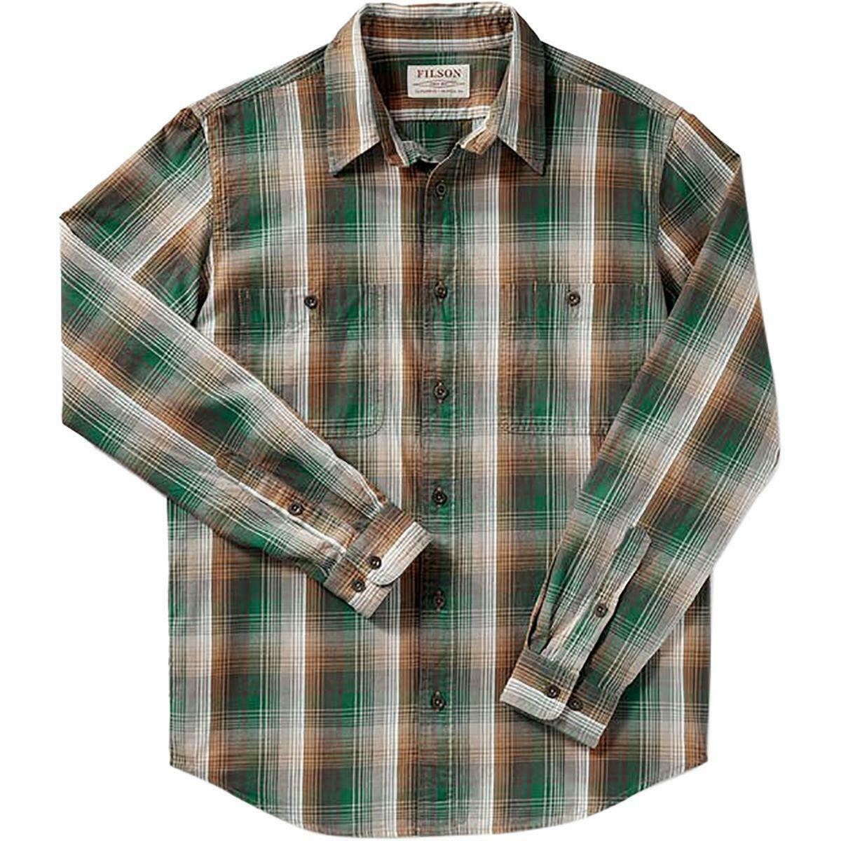 Filson Wildwood Shirt – SIZE XS – NEW- 11010760 Button Up Check Plaid Midweight