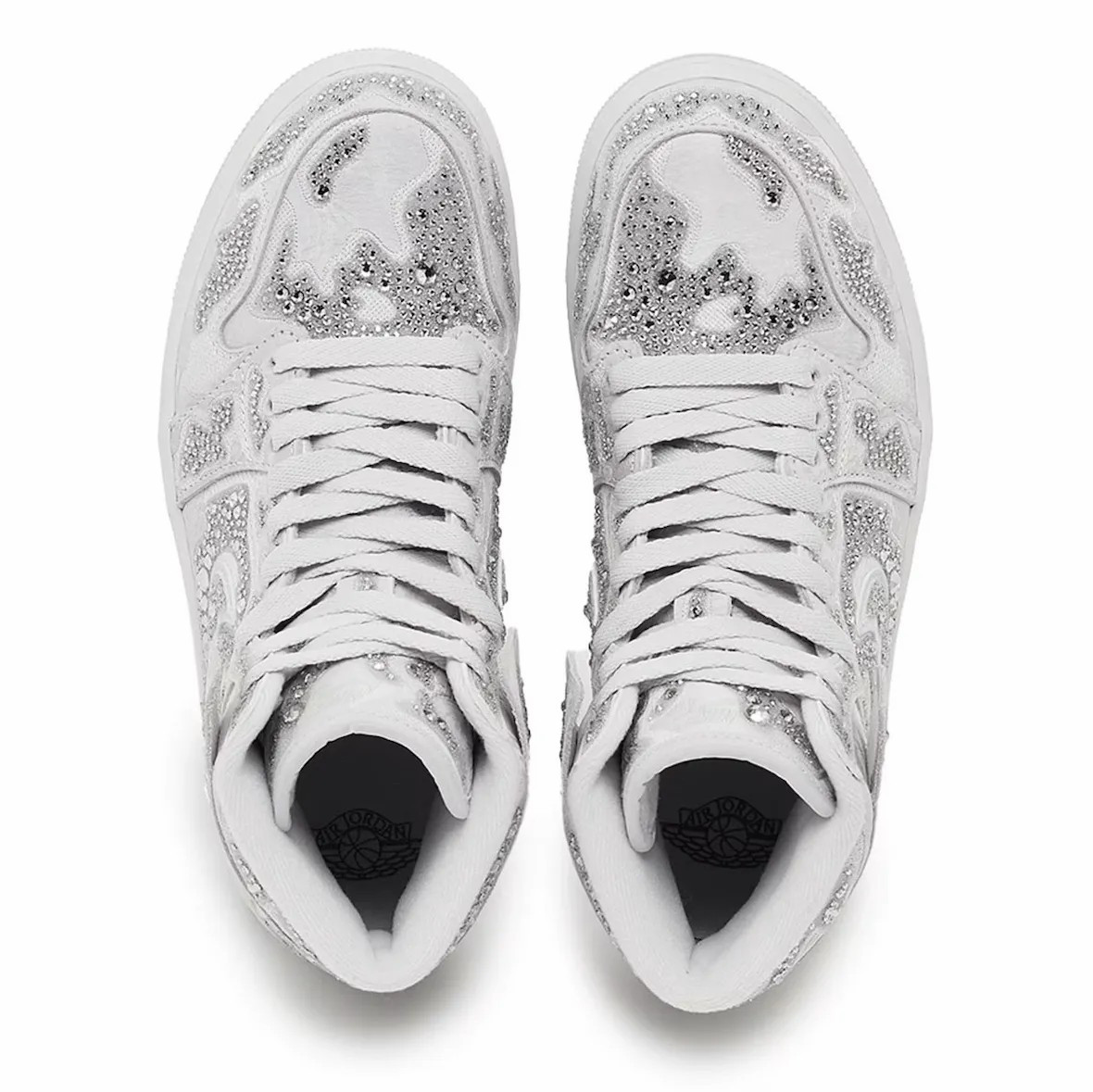 Swarovski x Air Jordan 1 High OG “Vast Gray” Womens HF6248-002