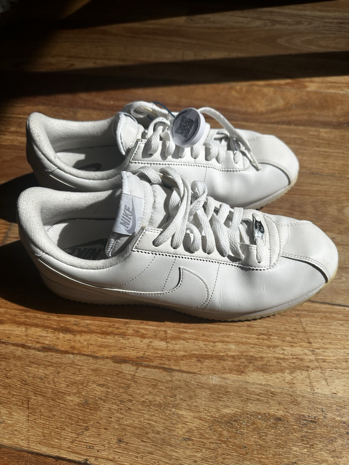 Nike Cortez Basic Leather – Triple White – Size US11.5