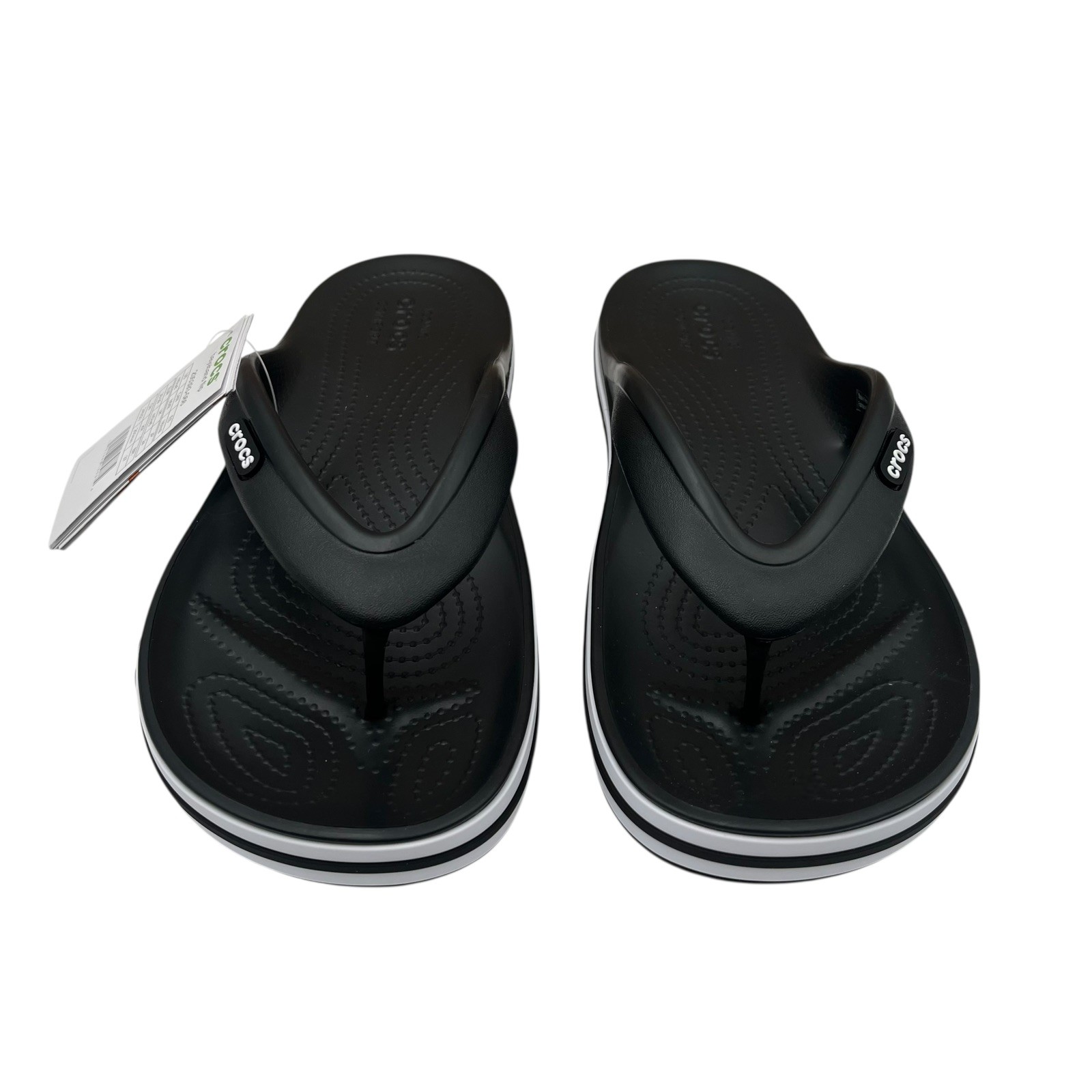 Crocs Bayaband Men’s Flip Flop Sandals Size 7 Black Water Friendly Lightweight
