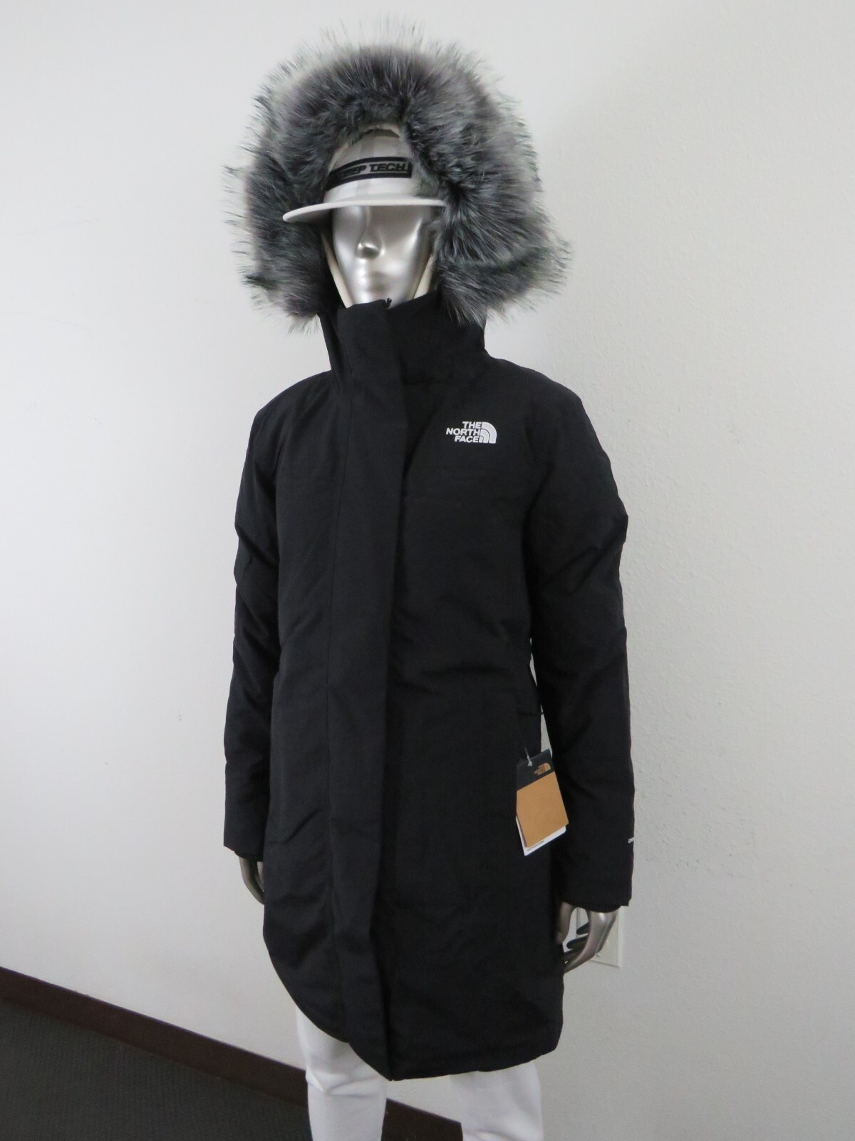 Womens The North Face Arctic Parka Down Waterproof Warm Winter Jacket Black $350