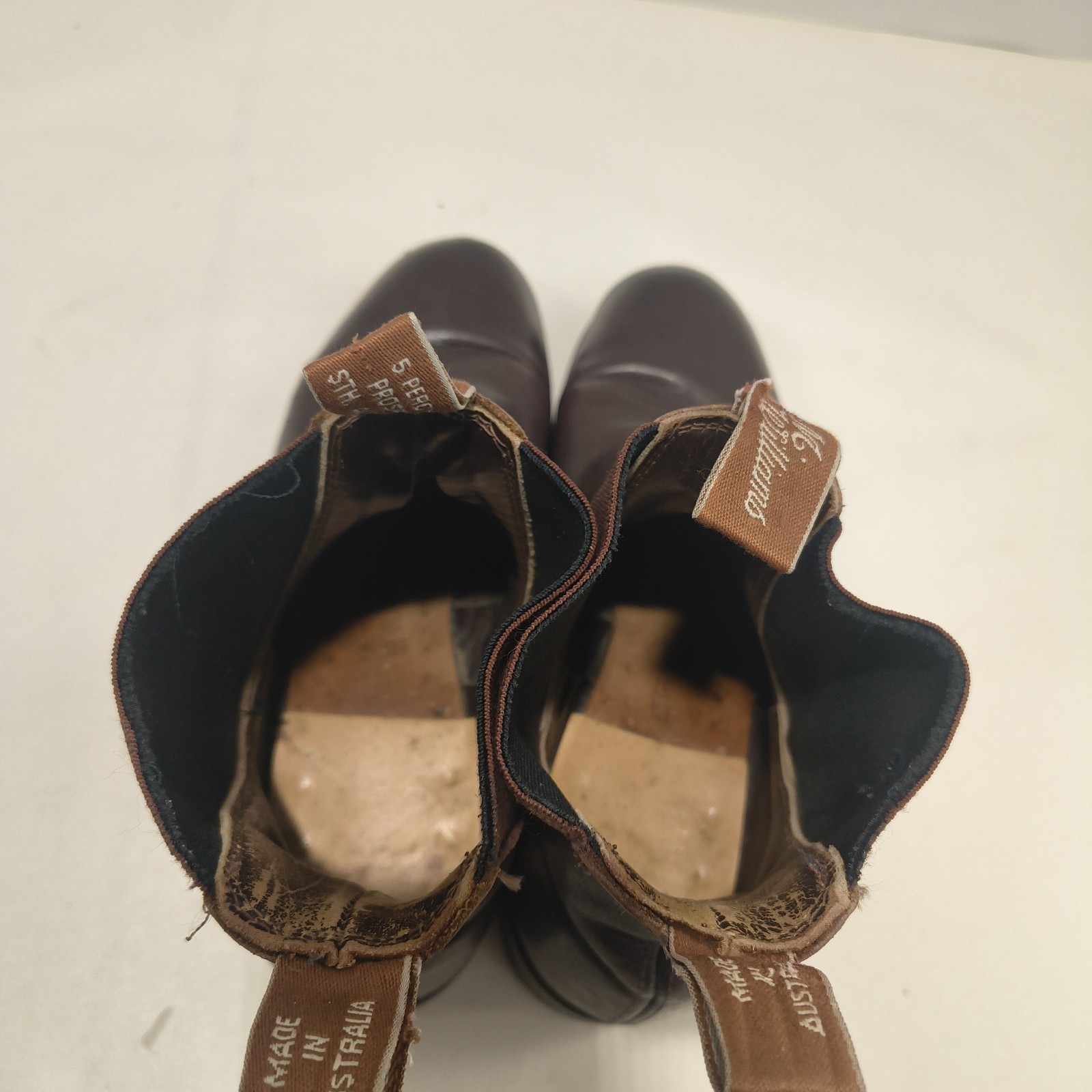 R.M. Williams Comfort Craftsman Boots – Brown Leather – Size 5 G WF