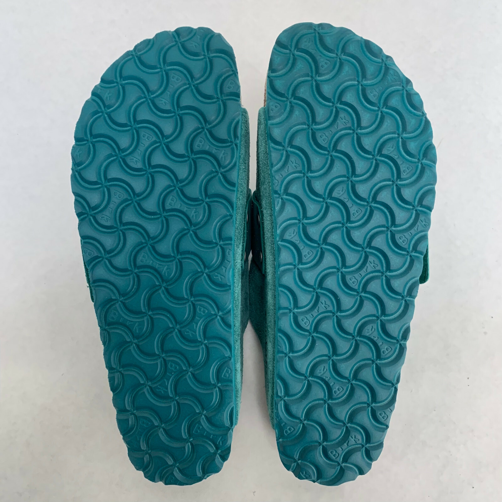 New w/o Box Birkenstock Kyoto Dark Teal Nubuck/Suede Leather Regular Select Size