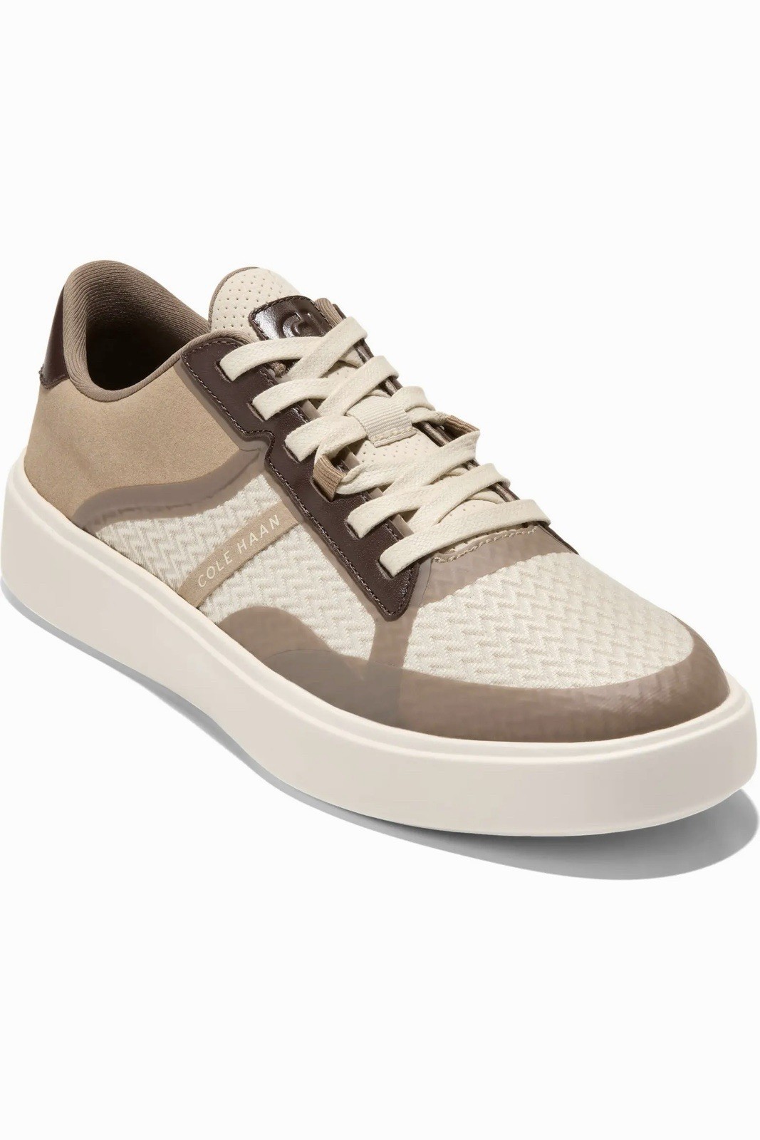 NEW Mens $160 COLE HAAN Grand Crosscourt Winner Sneakers Madeira Latte Ivory 13