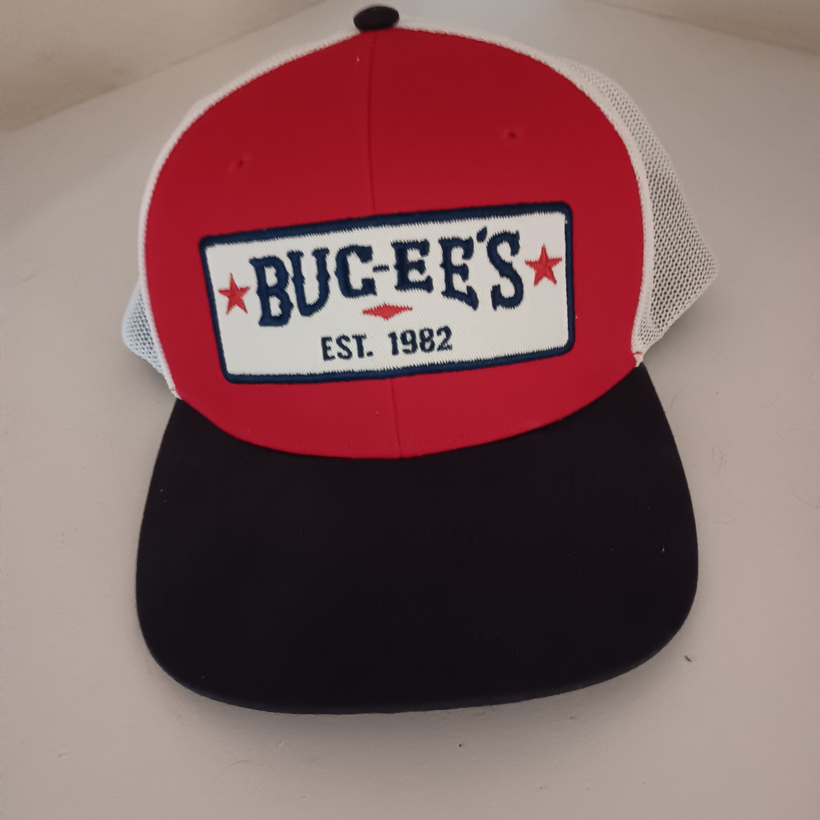 BUC-EE’S BRAND Men’s Buc-ee’s Est. 1982 Red White & Blue Cap Hat