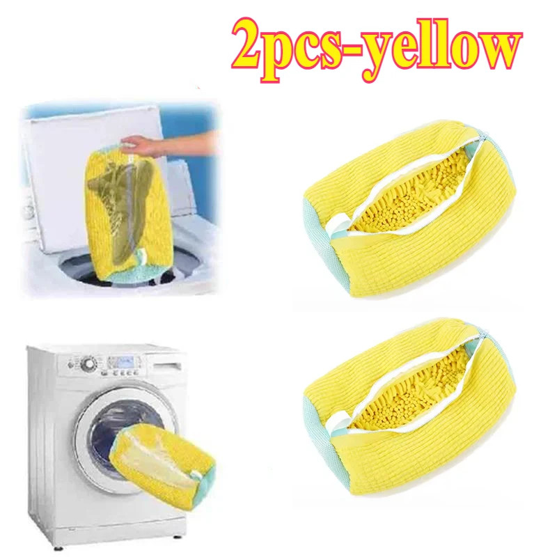 Machine Washable Shoe Washing & Drying Bag with Soft Fiber – Durable Polyester L