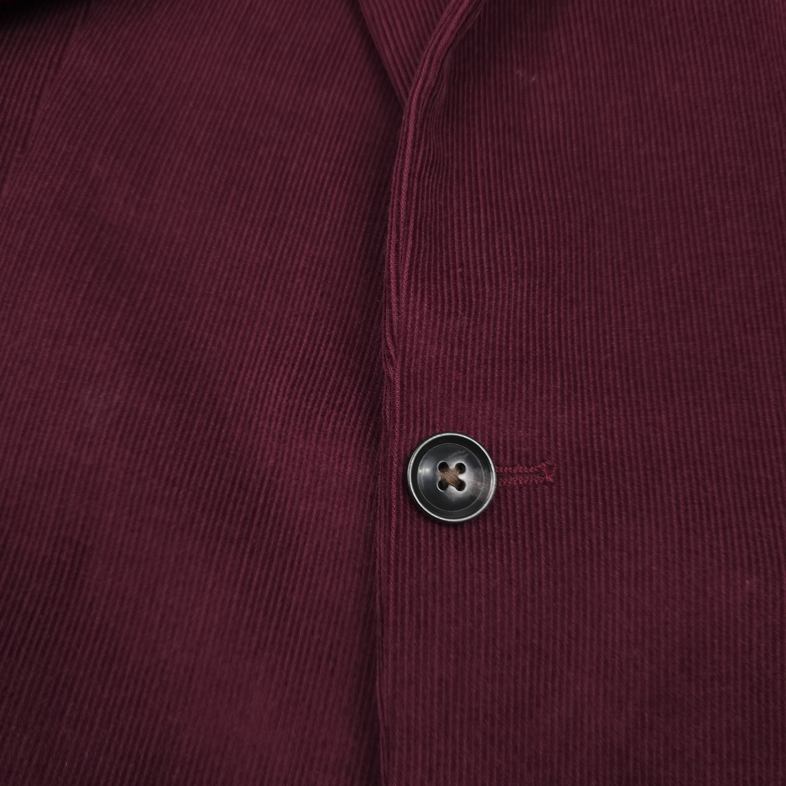 Tommy Hilfiger Daltry Corduroy Sport Coat Mens 46R Burgundy Red Blazer Jacket