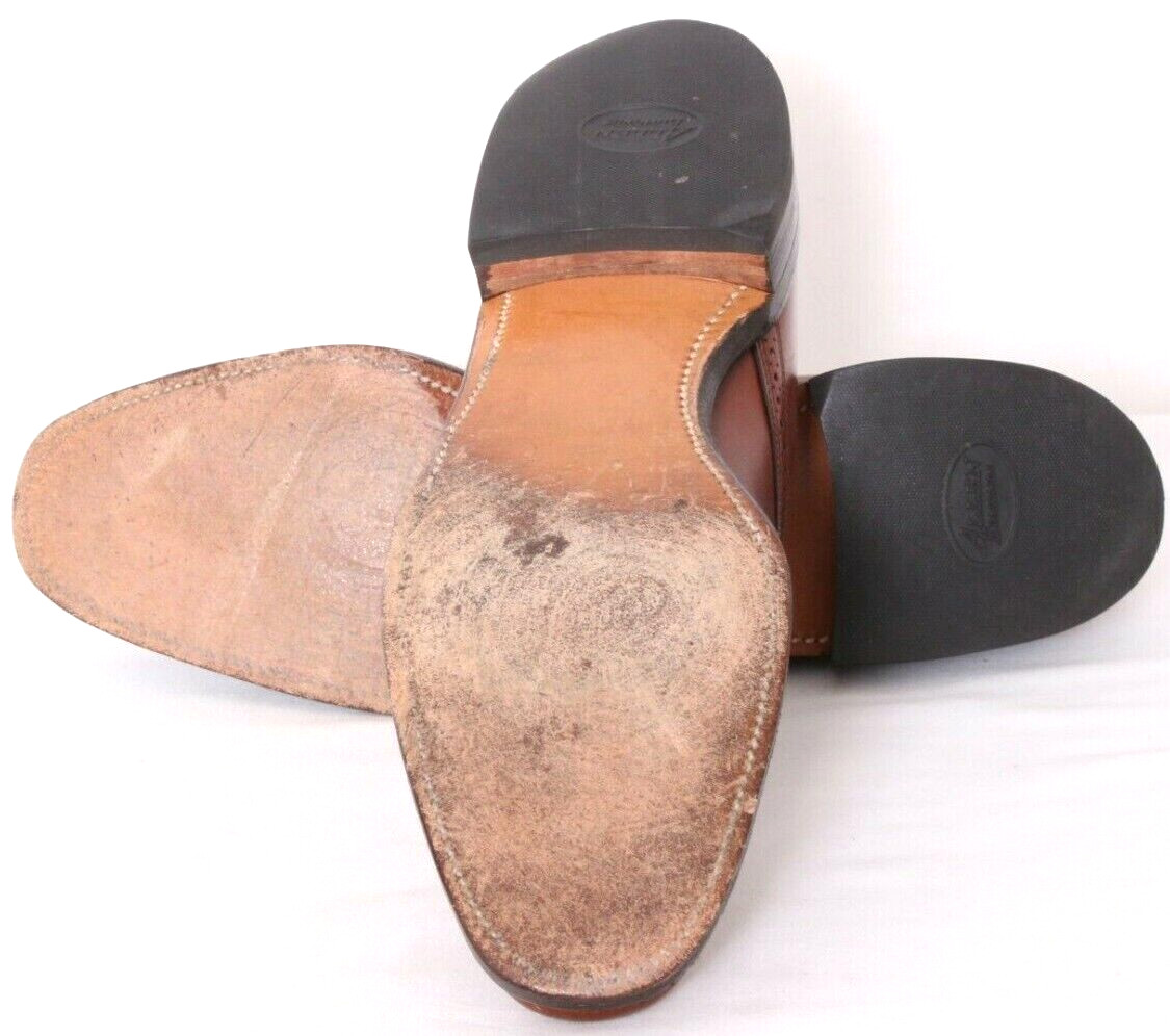 Allen Edmonds 9027 Wingtip Lace-Up Brown Leather Oxford Shoes Men’s 9 AAA Narrow