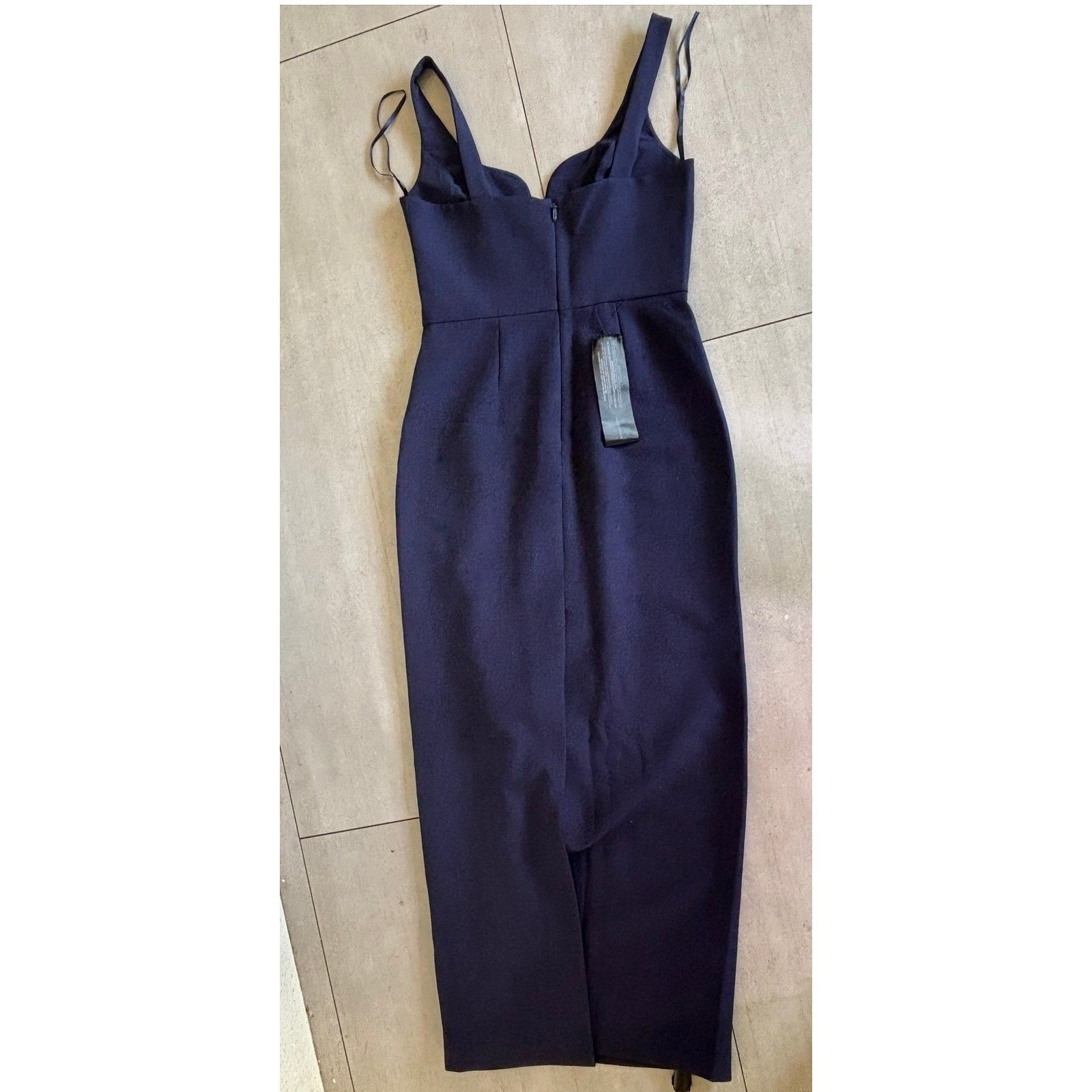 BCBGMAXAZRIA Dark Navy Sweetheart Maxi Evening Gown Dress MT01D35DNY Size 10 NWT