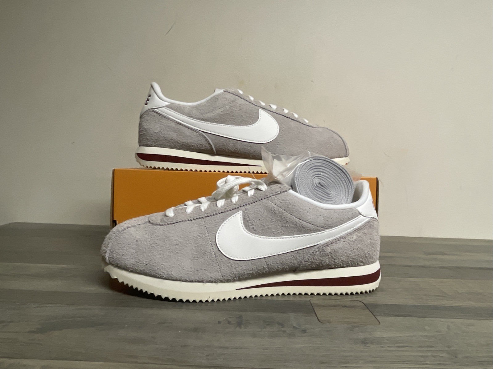 Nike Cortez SE College Grey Sail Sneakers Shoes HF3142 001 Men’s Size 7.5 NEW
