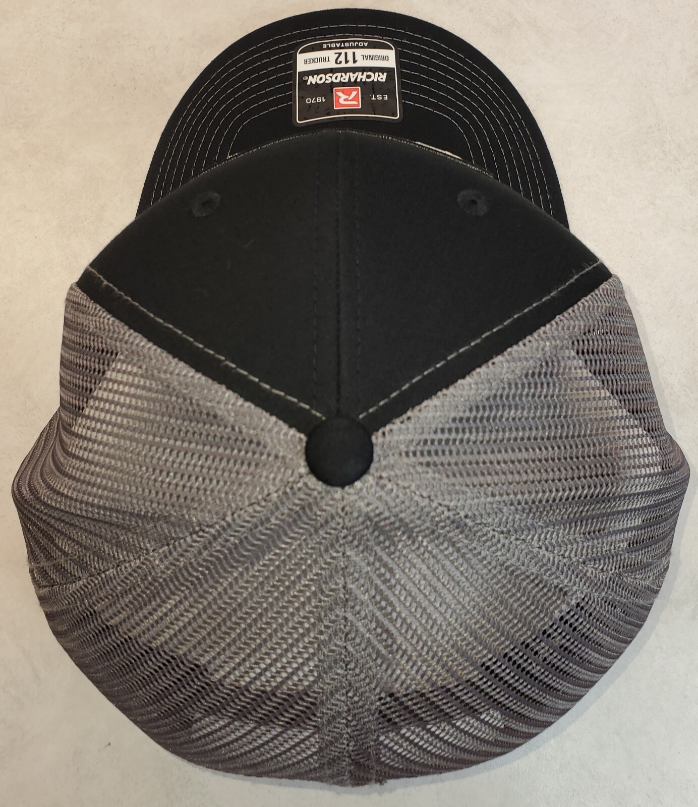 Corvette C5 Patch Richardson 112 Trucker Hat Snapback Black/Charcoal