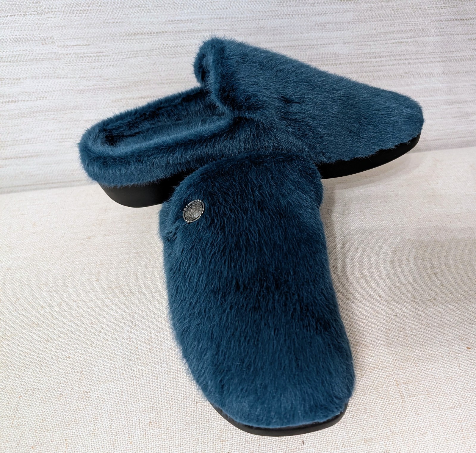 Alegria Warm-Lined Slippers Loungeree Frosty Prussian Blue EU 40 US 9 – 9.5